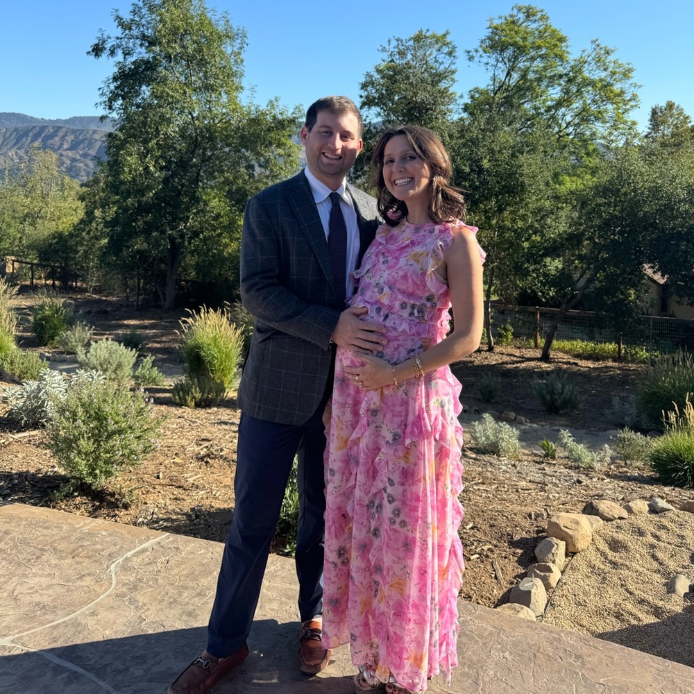 Pink Floral Maxi Dress